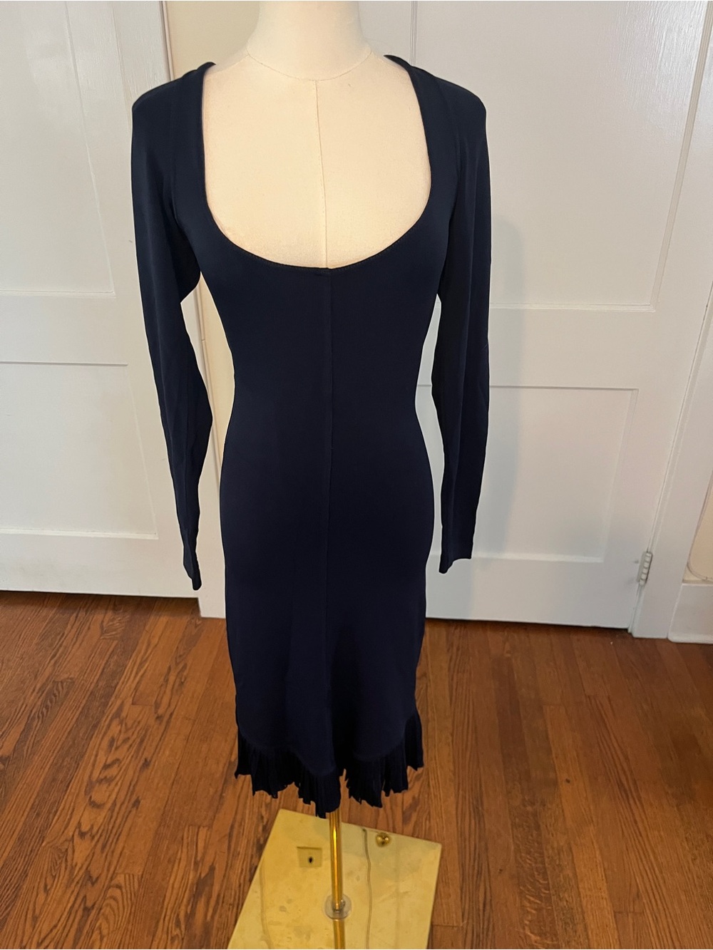 Alaïa’s Navy Flirt Dress: A Gift to Anna Bayle, the First Asian Supermodel